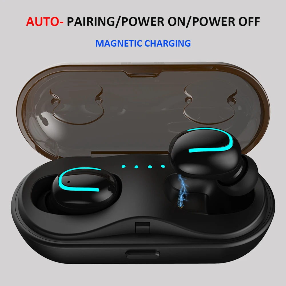 Q13s Bluetooth Wireless 5.0 Headset Rechargeable Headphone Wireless Headset One Button Power On/Off Sports Earphone Charging Box
Q13s Bluetooth Wireless 5.0 Headset Rechargeable Headphone Wireless Headset One Button Power On/Off Sports Earphone Charging Box