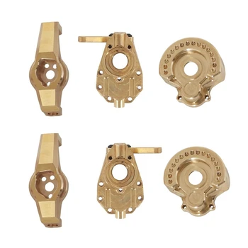 1 Set Brass Steering Knuckle & Hub Carrier & Knuckle Portal Cover Counterweight for 1/10 RC Crawler Traxxas TRX4
1 Set Brass Steering Knuckle & Hub Carrier & Knuckle Portal Cover Counterweight for 1/10 RC Crawler Traxxas TRX4
