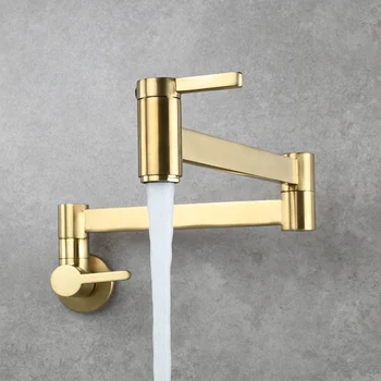 Kitchen Faucet Sink Pot Filler Brass Spout Easy Install Folding Arm Tap Modern Cold Water Bathroom Wall Mount Double Switch
Kitchen Faucet Sink Pot Filler Brass Spout Easy Install Folding Arm Tap Modern Cold Water Bathroom Wall Mount Double Switch