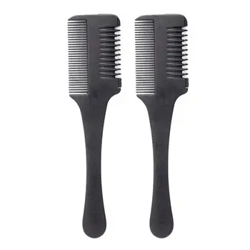 2pcs Hair Cutter Comb Double Edge Hair Razor Trimmer Blades Thinning Comb DIY Styling Comb
2pcs Hair Cutter Comb Double Edge Hair Razor Trimmer Blades Thinning Comb DIY Styling Comb