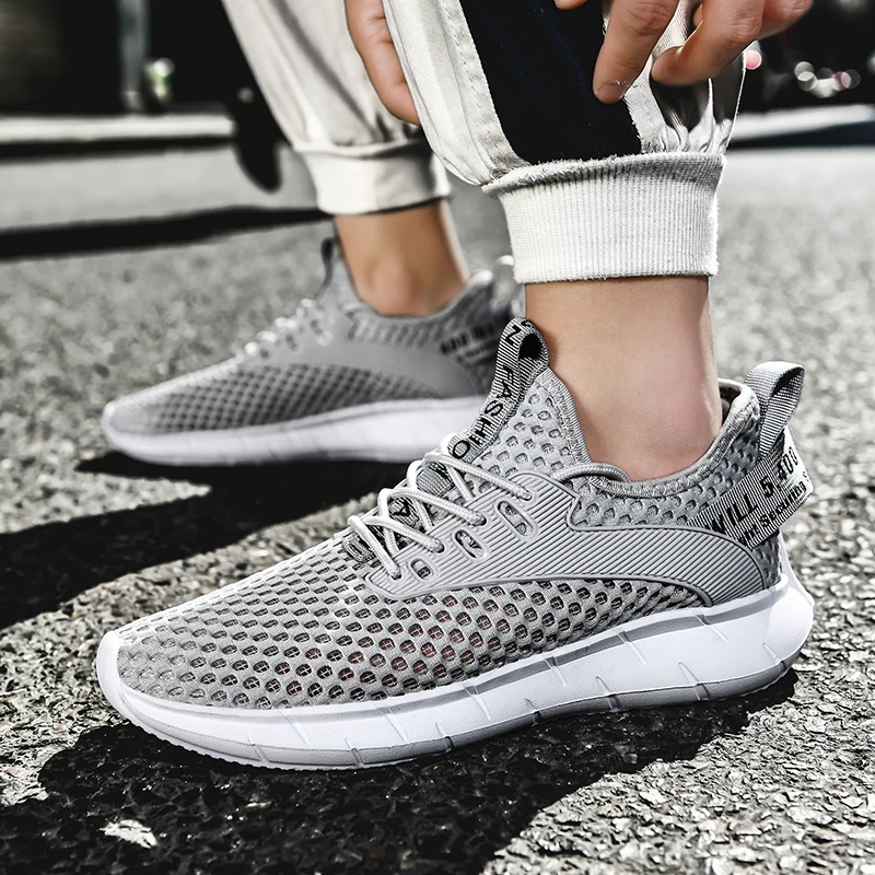 Summer Hollowing Out Sport Plus Size 38-47 Sneakers Men Breathable Lace Up Lightweight Casual Shoes Men Summer Chaussure Homme
Summer Hollowing Out Sport Plus Size 38-47 Sneakers Men Breathable Lace Up Lightweight Casual Shoes Men Summer Chaussure Homme