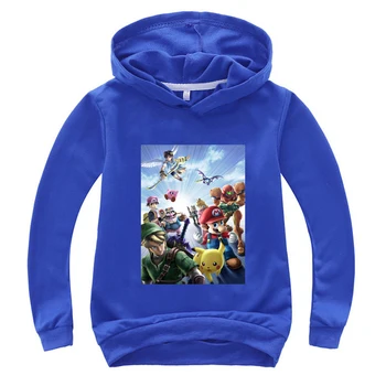 Boys Girls Super Mario Smash Bros Hoodies Pullover Sweatshirt Streetwear Kids Casual Tracksuit Hooded Coat for Children Baby
Boys Girls Super Mario Smash Bros Hoodies Pullover Sweatshirt Streetwear Kids Casual Tracksuit Hooded Coat for Children Baby