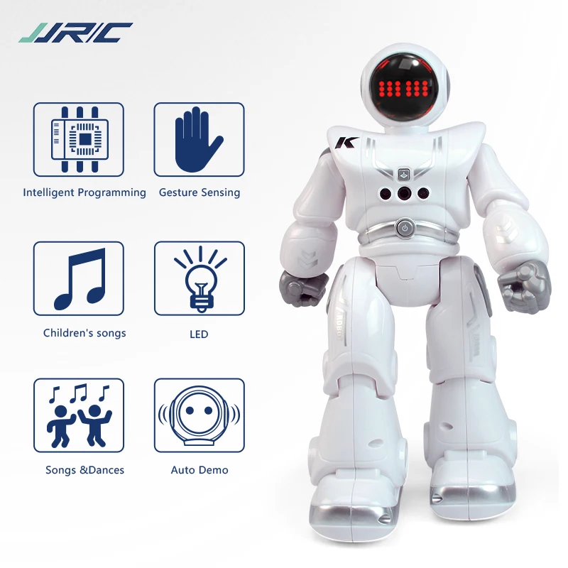 Программируемая Автоматическая Презентация JJRC R18, интеллектуальный радиоуправляемый робот с датчиком жестов, умные роботы, игрушки, музыка, песни для детей, игрушки
Программируемая Автоматическая Презентация JJRC R18, интеллектуальный радиоуправляемый робот с датчиком жестов, умные роботы, игрушки, музыка, песни для детей, игрушки