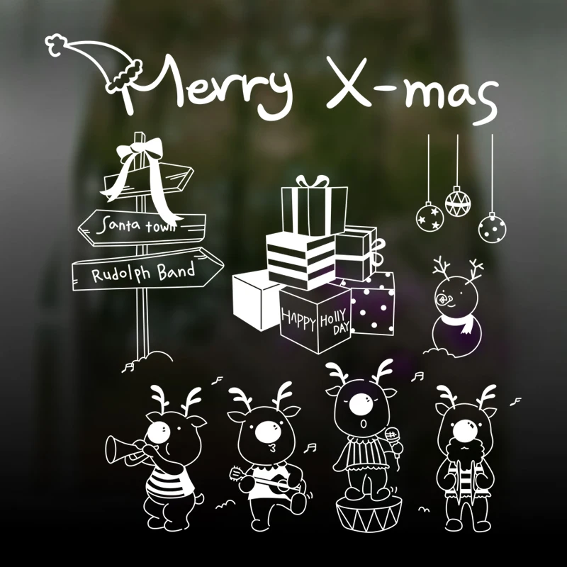 Large Christmas Sticker X mas Decal Posters Vinyl Wall Decals Decor Mural Glass Shop Window Home Decoration
Large Christmas Sticker X mas Decal Posters Vinyl Wall Decals Decor Mural Glass Shop Window Home Decoration