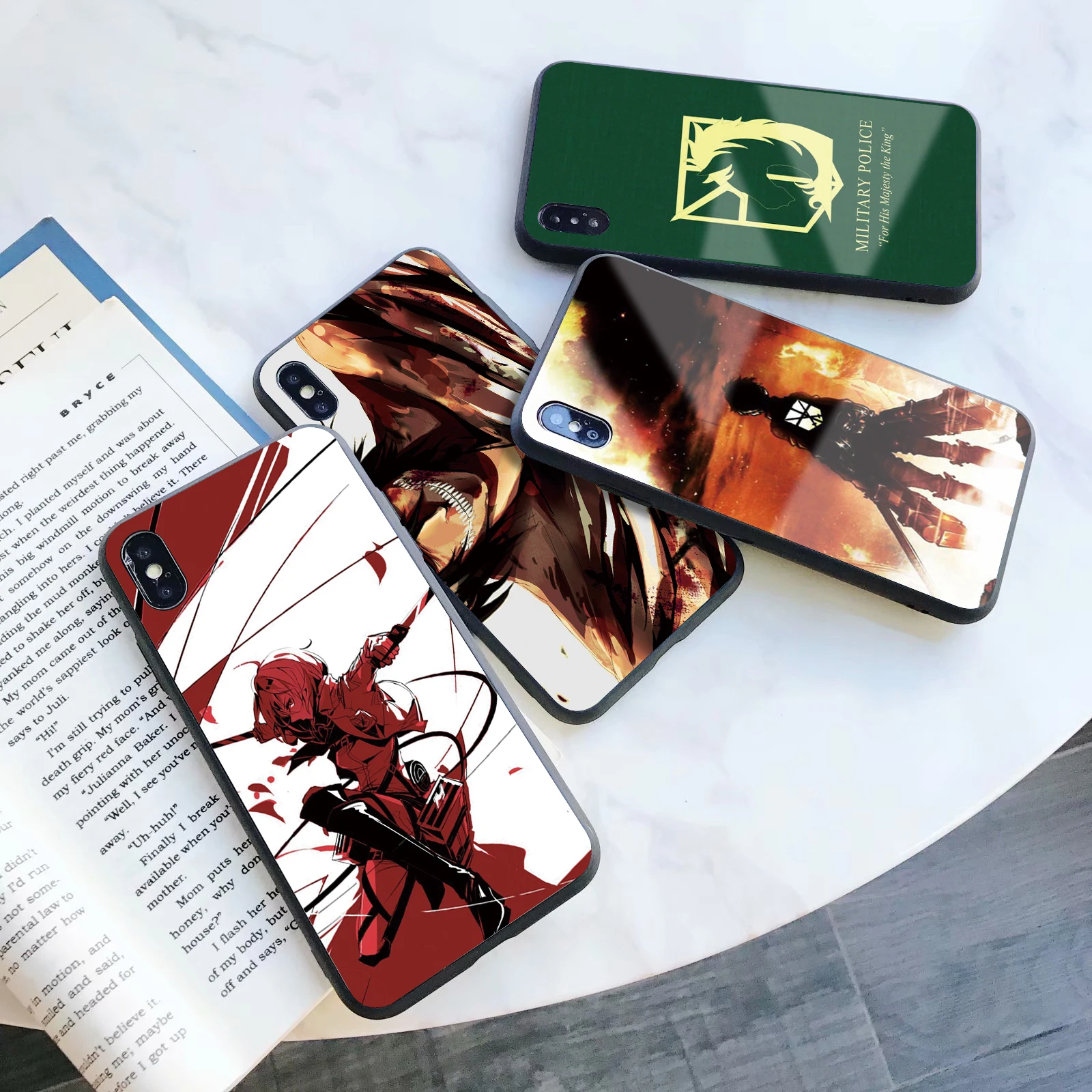 Attack on Titan Tempered Glass Luxury case For iPhone 5 5S 6 6s 7 8 Plus X XS XR 11 Pro Max
Attack on Titan Tempered Glass Luxury case For iPhone 5 5S 6 6s 7 8 Plus X XS XR 11 Pro Max