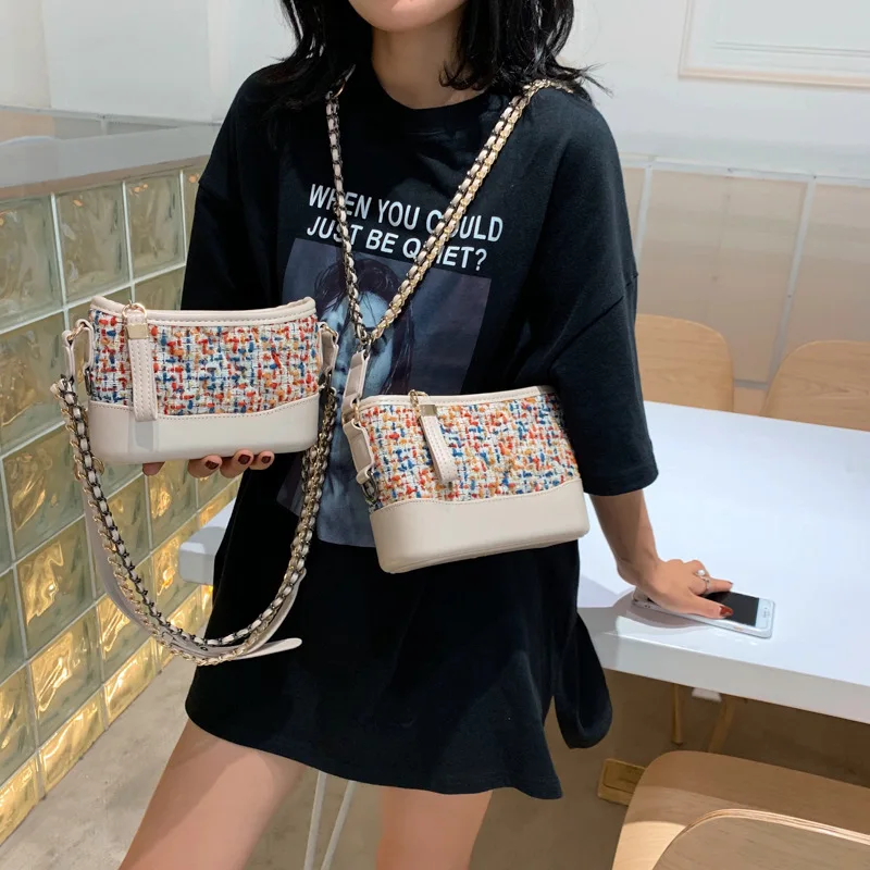 Summer Bag (Large Small) Chain WOMEN'S Bag 2019 New Style Western Style Korean-style Students Textured Popular Shoulder Bag
Summer Bag (Large Small) Chain WOMEN'S Bag 2019 New Style Western Style Korean-style Students Textured Popular Shoulder Bag