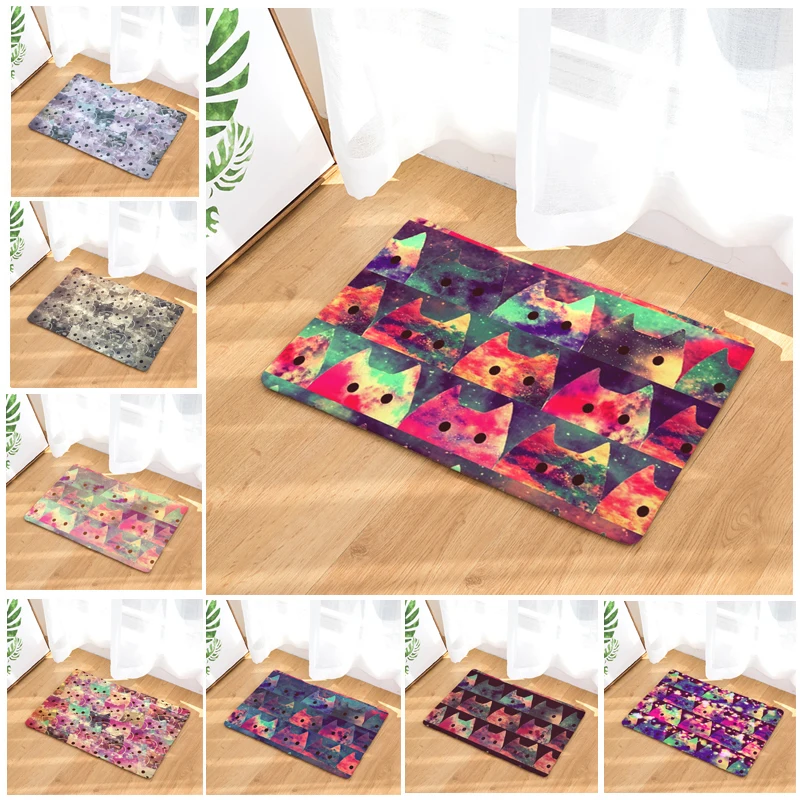 Cute Cats Doormat Decor Pet Animal Floor Door Mat Non-Slip Soft Flannel Carpet for Hallway Kitchen Room 40x60cm
Cute Cats Doormat Decor Pet Animal Floor Door Mat Non-Slip Soft Flannel Carpet for Hallway Kitchen Room 40x60cm