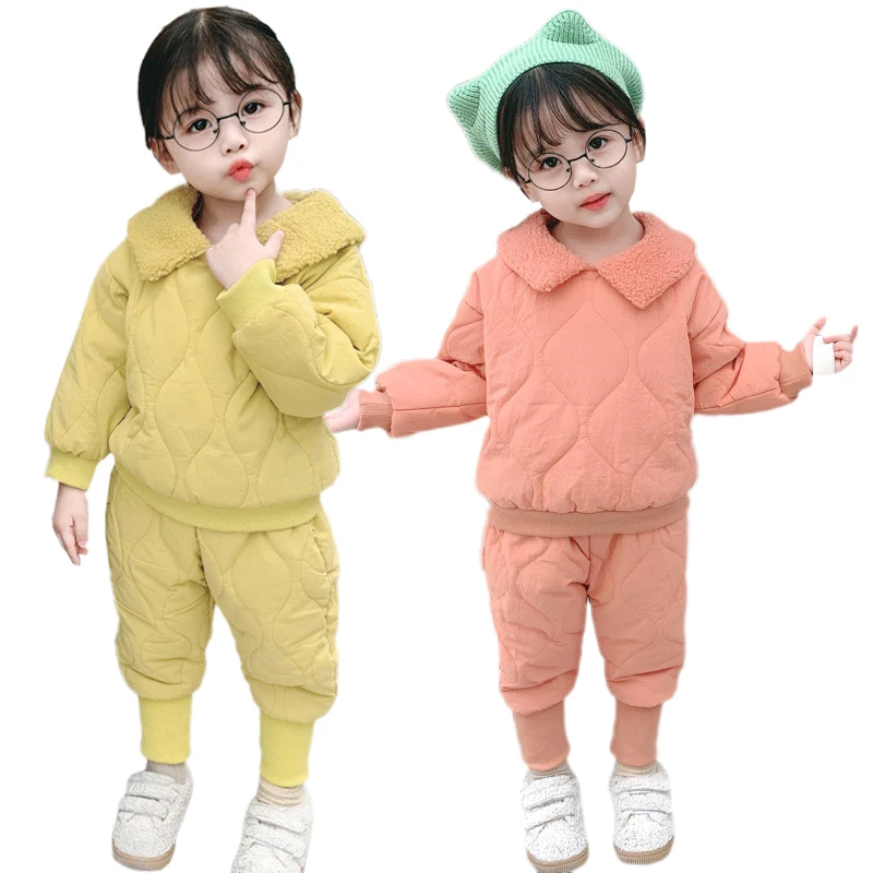WEIXINBUY Winter Baby Girl Outfits Long Sleeve Solid Color Thicken Coat Blouse+Pants Casual Outerwear Costume Set
WEIXINBUY Winter Baby Girl Outfits Long Sleeve Solid Color Thicken Coat Blouse+Pants Casual Outerwear Costume Set