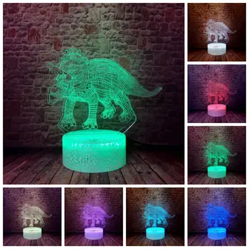 Flashing 3D LED Sleeping Nightlight Colorful Changing Light Dinosaur Model Jurassic Park action & toy figures Party
Flashing 3D LED Sleeping Nightlight Colorful Changing Light Dinosaur Model Jurassic Park action & toy figures Party