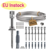 Stainless Steel Trellis For Climbing Plants Professional System As Complete Set With Wall Brackets And 3 Mm Steel Cable 
Stainless Steel Trellis For Climbing Plants Professional System As Complete Set With Wall Brackets And 3 Mm Steel Cable