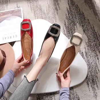 Single shoes women 2020 spring new flat flat shallow mouth square flat flat heel scoop shoes 
Single shoes women 2020 spring new flat flat shallow mouth square flat flat heel scoop shoes