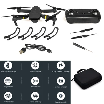 E58 Drone 4K HD Video Recording Drones With Camera Quadrocopter Wifi APP CompatibleAn Immersive Real FPV Remote Control
E58 Drone 4K HD Video Recording Drones With Camera Quadrocopter Wifi APP CompatibleAn Immersive Real FPV Remote Control