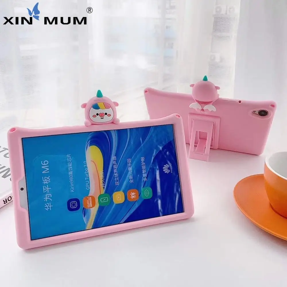 For Huawei MediaPad M3 M5 lite 8.0 10.1 Case Cartoon Kids Case For Huawei T5 10 / M6 8.4 Matepad Pro 10.8'' Silicon Cover +strap
For Huawei MediaPad M3 M5 lite 8.0 10.1 Case Cartoon Kids Case For Huawei T5 10 / M6 8.4 Matepad Pro 10.8'' Silicon Cover +strap