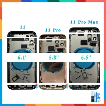 AAA Quality Back Cover For iPhone 11 Pro Max / 11 / 11Pro Housing Cover Battery cover Rear Door Chassis Middle Frame with Glass
AAA Quality Back Cover For iPhone 11 Pro Max / 11 / 11Pro Housing Cover Battery cover Rear Door Chassis Middle Frame with Glass