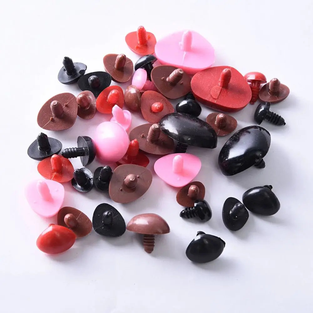100Pcs Plastic Safety Nose Triangle Noses For Plush Dolls Toys Bear DIY Doll Parts Accessories | Игрушки и хобби