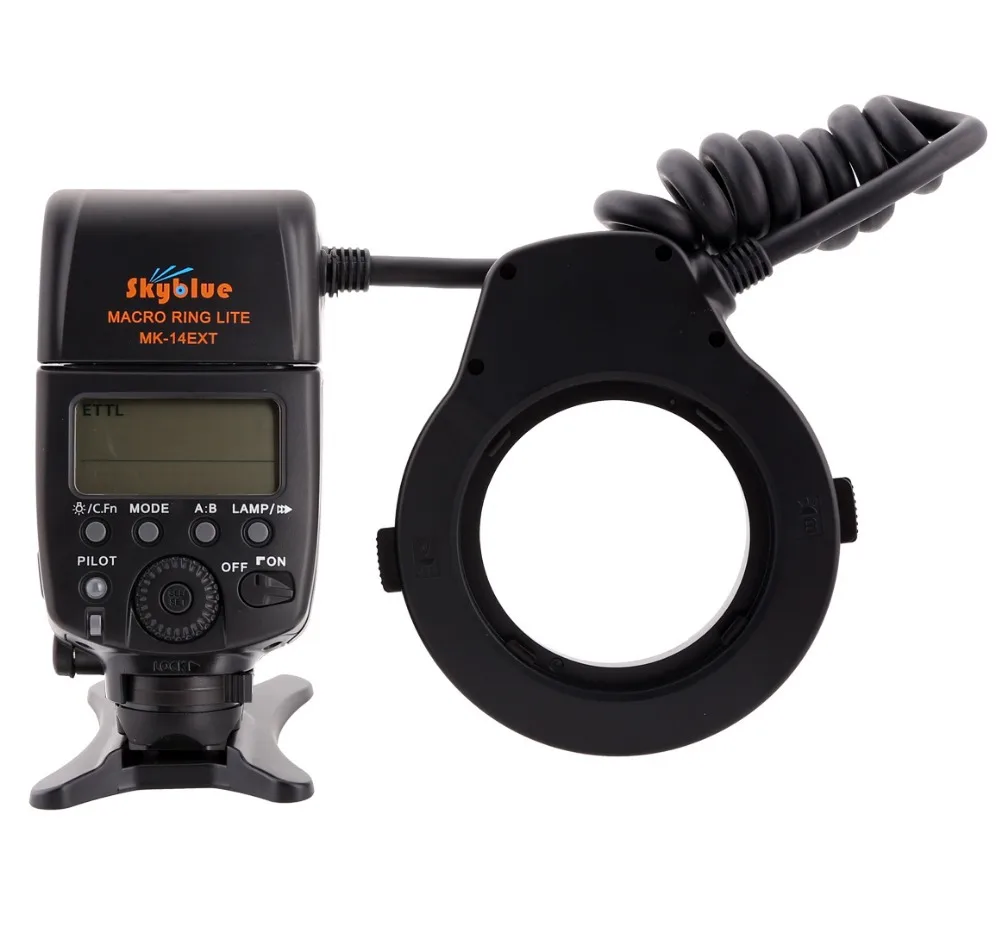 Meike MK-14EXT MK-14EXT-C E-TTL Macro LED Ring Flash Speedlite with LED AF Assist Lamp for Canon EOS DSLR Camera
Meike MK-14EXT MK-14EXT-C E-TTL Macro LED Ring Flash Speedlite with LED AF Assist Lamp for Canon EOS DSLR Camera