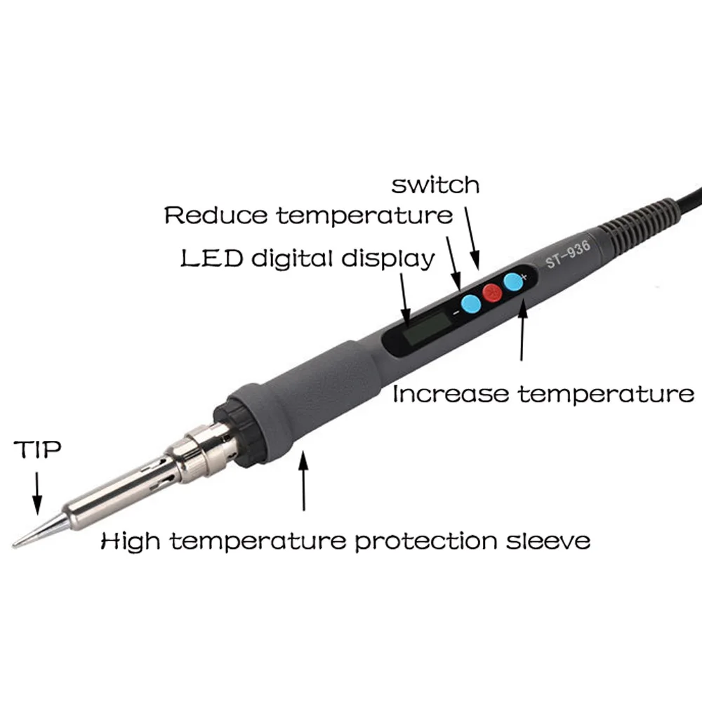 CXG 936d светодиодный профессиональный Электрический паяльник с постоянной