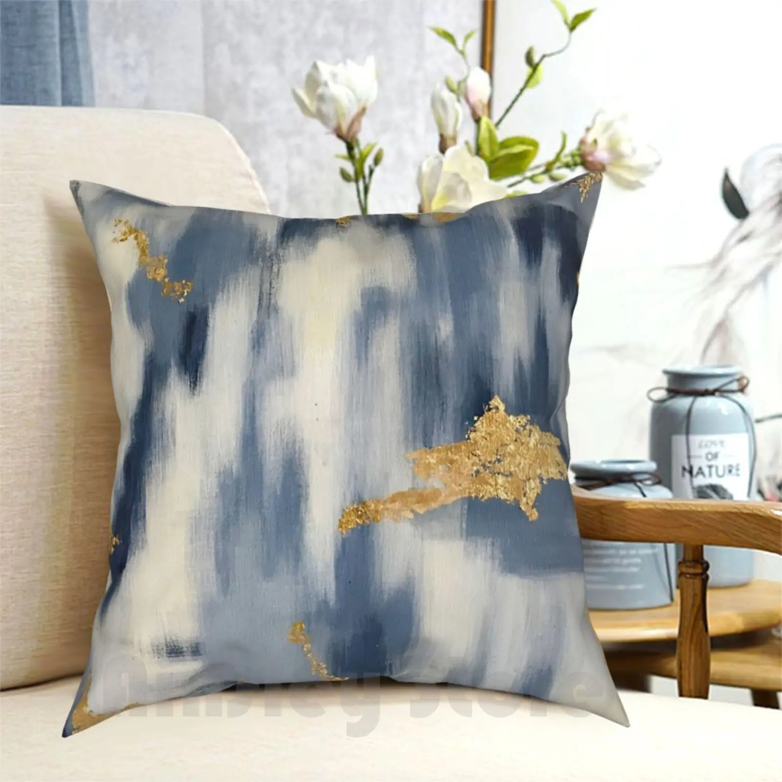 Blue And Gold Ikat Abstract Pillow Case Printed Home Soft Throw Pillow Blue And Gold Gold Leaf Gold Foil Ikat Pattern
Blue And Gold Ikat Abstract Pillow Case Printed Home Soft Throw Pillow Blue And Gold Gold Leaf Gold Foil Ikat Pattern