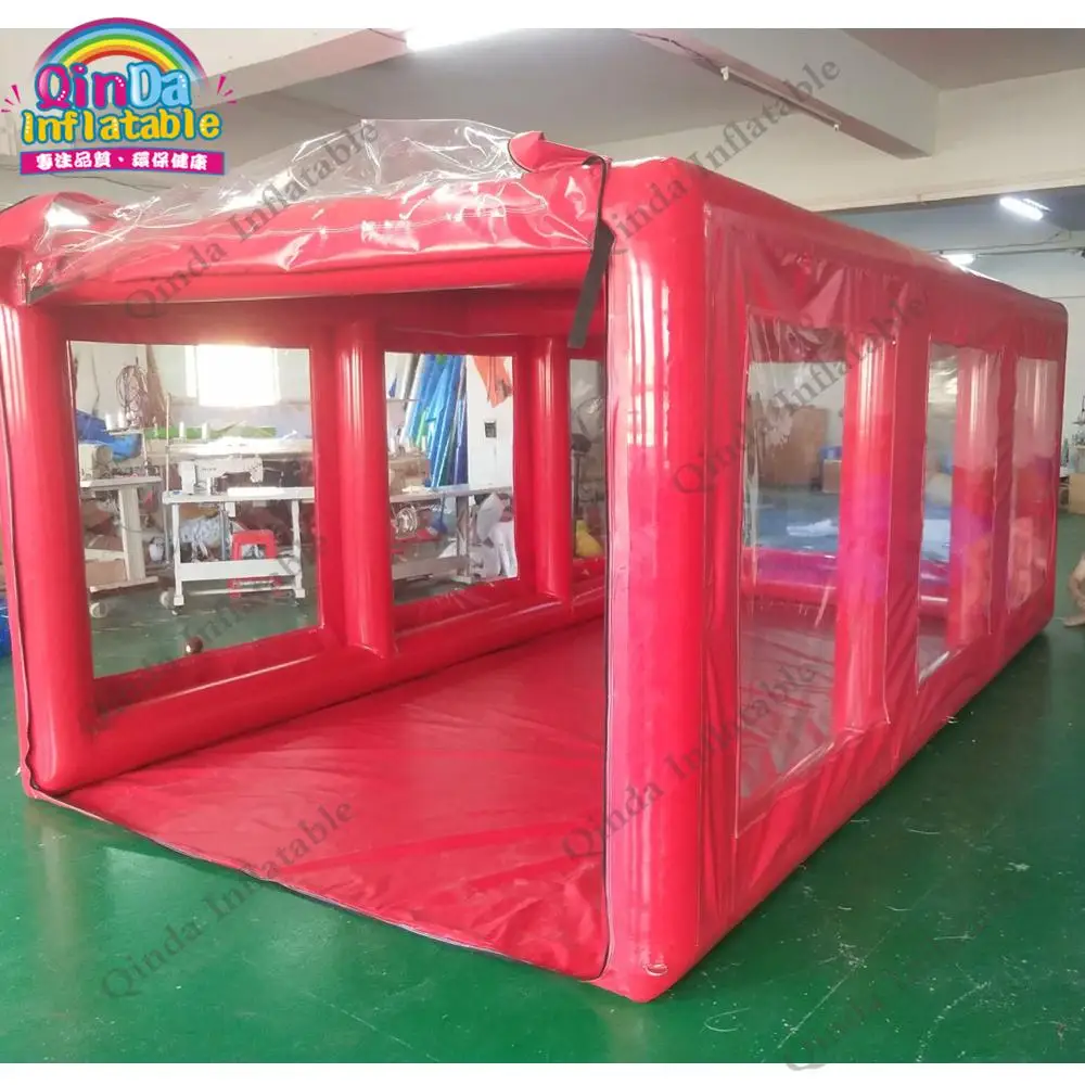 

Inflatabl Heated Hail Protection Car Cover Garage,Dust Proof Inflatable Car Wash Tent With Air Pump
