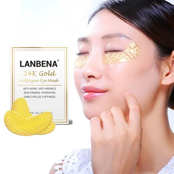 New Style LANBENA 24K Gold Collagen Eye Mask Sleep Mask Anti-Aging Wrinkle Skin Firming Dark Circles Puffiness 40PCS/20Pair
New Style LANBENA 24K Gold Collagen Eye Mask Sleep Mask Anti-Aging Wrinkle Skin Firming Dark Circles Puffiness 40PCS/20Pair