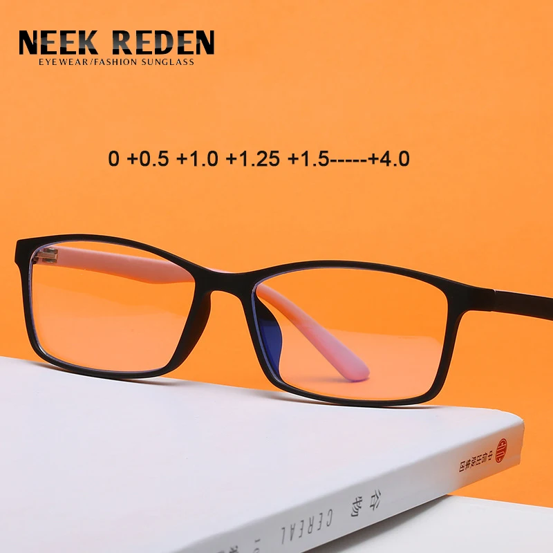 Women Men Tr90 Anti Blue Ray Reading glasses Square Big Vision Glasses Magnifier Retro Eyeglasses Frame Presbyopia Reader Glases
Women Men Tr90 Anti Blue Ray Reading glasses Square Big Vision Glasses Magnifier Retro Eyeglasses Frame Presbyopia Reader Glases