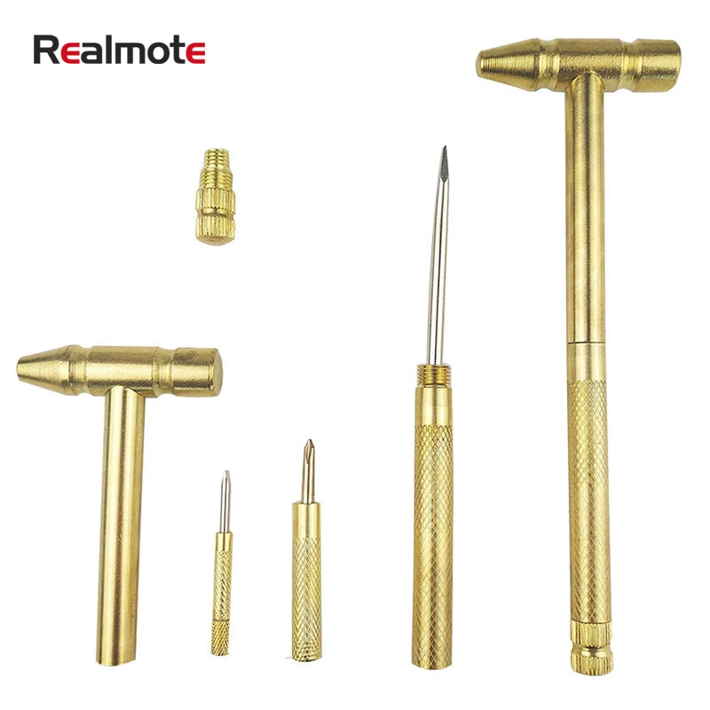 Realmote More Function Mini- Small Copper Hammer Screw Driver Household Woodworking Hammer
Realmote More Function Mini- Small Copper Hammer Screw Driver Household Woodworking Hammer