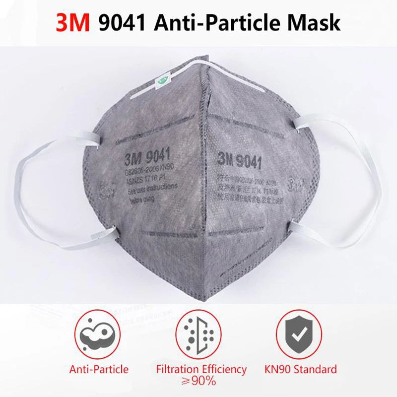 3M N90 Mask KN90 FFP1 9041 Face Mask Anti Dust Protective Dustproof PM2.5 Protective Reusable Noseclip Folding Masks
3M N90 Mask KN90 FFP1 9041 Face Mask Anti Dust Protective Dustproof PM2.5 Protective Reusable Noseclip Folding Masks