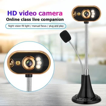 VKTECH USB Camera,640 * 480 HD Webcam,веб камера for online teaching, live broadcast ,4 LED Driver Free Web Camera for PC 
VKTECH USB Camera,640 * 480 HD Webcam,веб камера for online teaching, live broadcast ,4 LED Driver Free Web Camera for PC