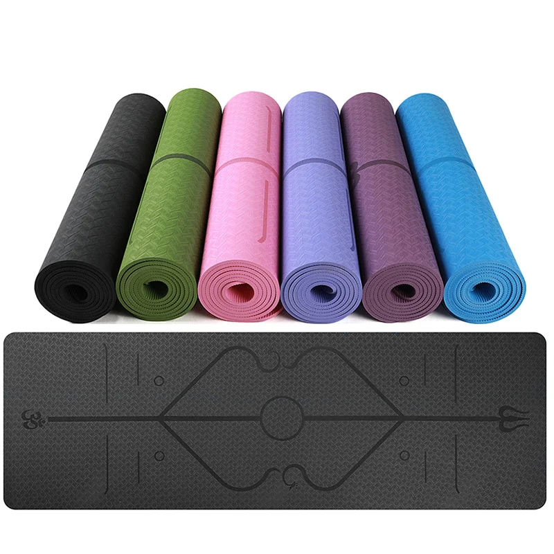 TPE Yoga Mat with Position Line Non Slip Exercise Mat High Density For Beginner Fitness Gymnastic Mat 183cmX61cm ASD88
TPE Yoga Mat with Position Line Non Slip Exercise Mat High Density For Beginner Fitness Gymnastic Mat 183cmX61cm ASD88