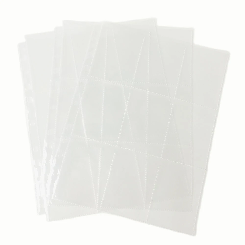 10 pages/Lot, 90 Pockets Top Insert Clear Card Pages For Starndard Board Game Cards Top Loading Card Collection Pages
10 pages/Lot, 90 Pockets Top Insert Clear Card Pages For Starndard Board Game Cards Top Loading Card Collection Pages