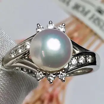 Real Pt900 100% Nature diamonds and Japan Origin Akoya Pearl 8.1mm Females' Fine Rings for Women Fine Jewelry
Real Pt900 100% Nature diamonds and Japan Origin Akoya Pearl 8.1mm Females' Fine Rings for Women Fine Jewelry