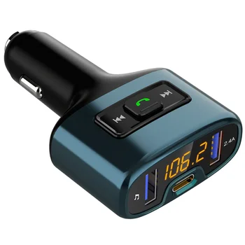 1 Pc Car MP3 Player Type-C Dual USB Hands Free FM Transmitter MP3 Player Car Charger for Vehicle
1 Pc Car MP3 Player Type-C Dual USB Hands Free FM Transmitter MP3 Player Car Charger for Vehicle