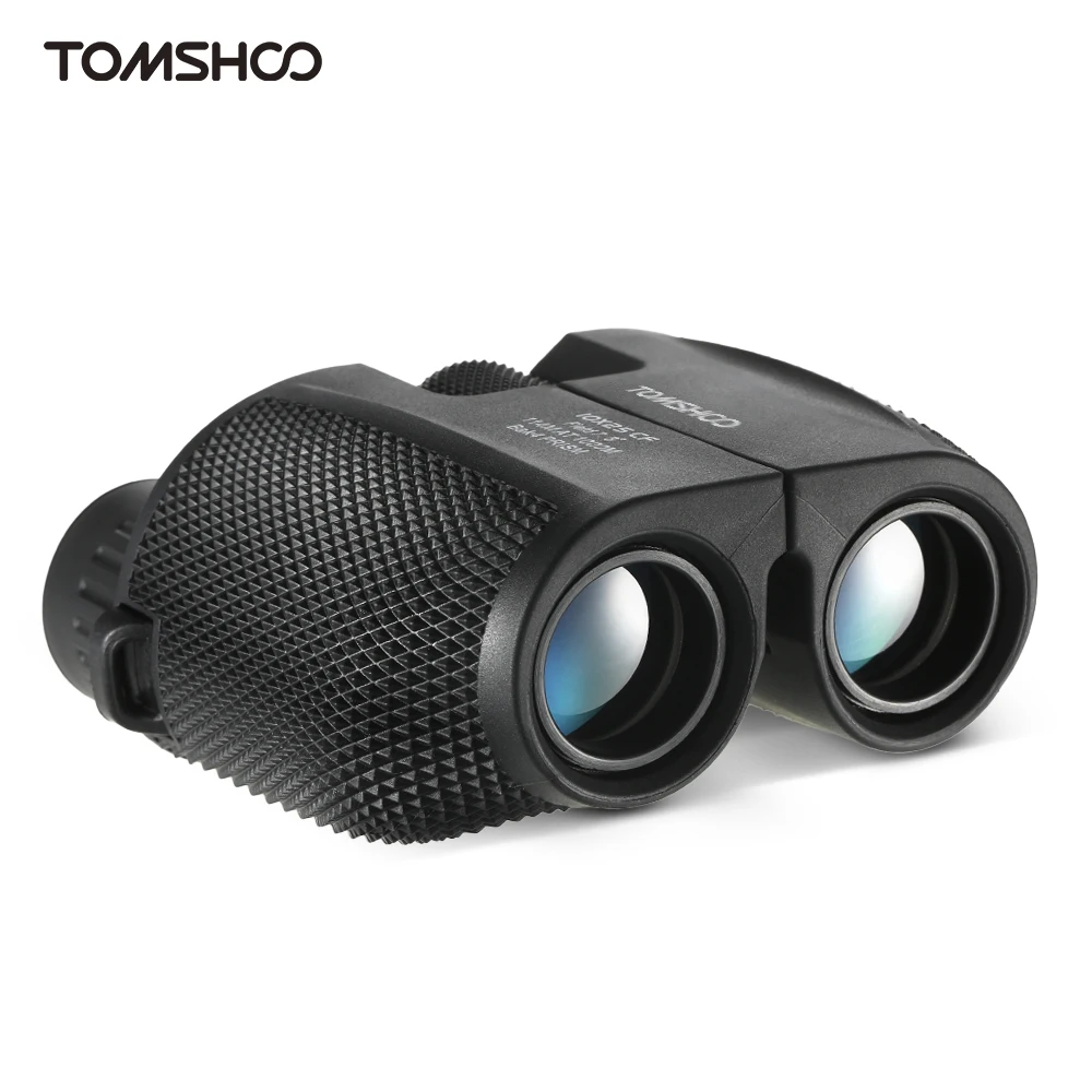 

TOMSHOO 10x25 Compact Binocular High Powered Outdoor Sports Binocular Telescope Pocket Scope for Birdwatching Concert Travel