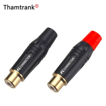 20PCS Wire connector Luxury Gunmetal RCA Female Jack socket gold plating RCA Jack audio adapter black&red speaker plug
20PCS Wire connector Luxury Gunmetal RCA Female Jack socket gold plating RCA Jack audio adapter black&red speaker plug