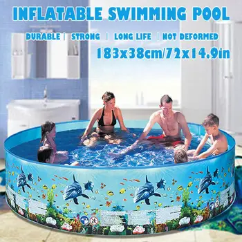 48/59/ 72" Children's swimming pool Blow Up Pool for Family Kids Backyard Foldable
48/59/ 72" Children's swimming pool Blow Up Pool for Family Kids Backyard Foldable