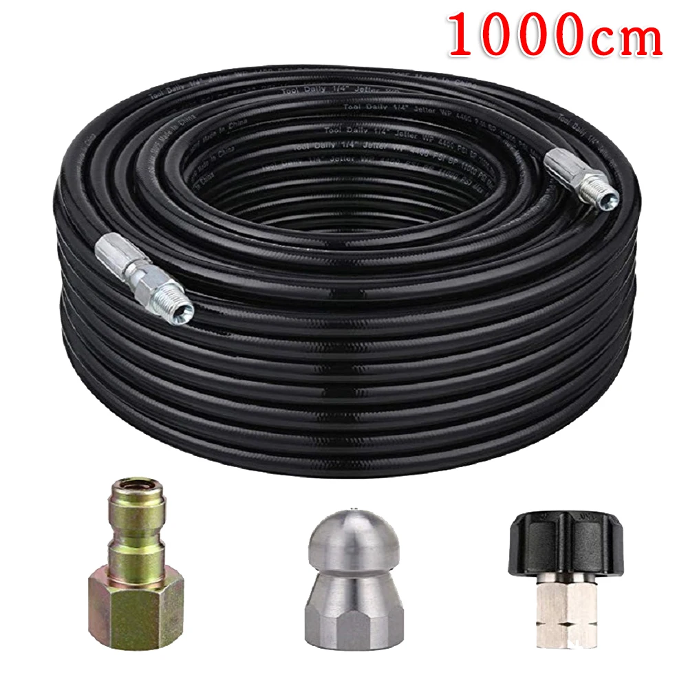 10m High Pressure Hose+Connectors Car Washing Cleaning Washer Outlet Pipe Hose Set Explosion-proof High Pressure Tool Parts 
10m High Pressure Hose+Connectors Car Washing Cleaning Washer Outlet Pipe Hose Set Explosion-proof High Pressure Tool Parts