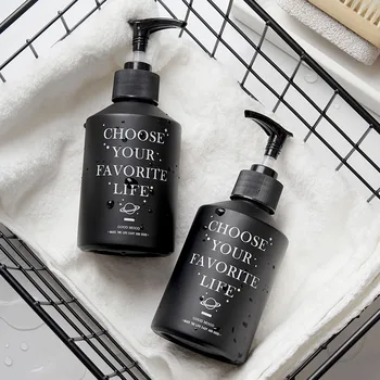 200ml Black Glass Bottle Bathroom Press Soap Dispenser for Shampoo Shower Gel Hair Conditioner Kitchen Detergent Empty Bottle
200ml Black Glass Bottle Bathroom Press Soap Dispenser for Shampoo Shower Gel Hair Conditioner Kitchen Detergent Empty Bottle