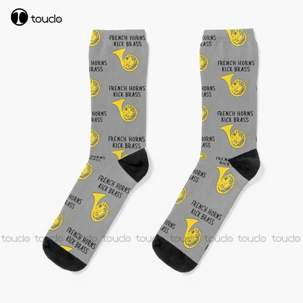 French Horn - French Horns Kick Brass - F Horn Gift Socks Novelty Socks Personalized Custom Unisex Adult Teen Youth Socks Gift
French Horn - French Horns Kick Brass - F Horn Gift Socks Novelty Socks Personalized Custom Unisex Adult Teen Youth Socks Gift