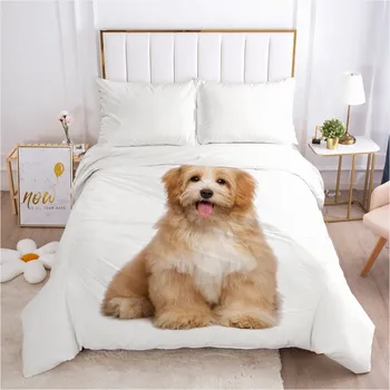 3D Duvet Covers Custom Pet Dog White Comforter Case Quilt Cover Bedding Sets Quilt Covers 230*220cm King Size Bedding Bag
3D Duvet Covers Custom Pet Dog White Comforter Case Quilt Cover Bedding Sets Quilt Covers 230*220cm King Size Bedding Bag