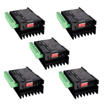 5Pcs Cnc Single Axis 4A Tb6600 Stepper Motor Drivers Controller 32 Segments Upgraded Version 4.0A 42Vdc Milling Kits
5Pcs Cnc Single Axis 4A Tb6600 Stepper Motor Drivers Controller 32 Segments Upgraded Version 4.0A 42Vdc Milling Kits