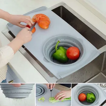 Drop shipping Innovative Multi-Functional 3 in 1 Chopping Board Detachable Folding Drain Basket Sink Cutting Board Kitchen Tools
Drop shipping Innovative Multi-Functional 3 in 1 Chopping Board Detachable Folding Drain Basket Sink Cutting Board Kitchen Tools
