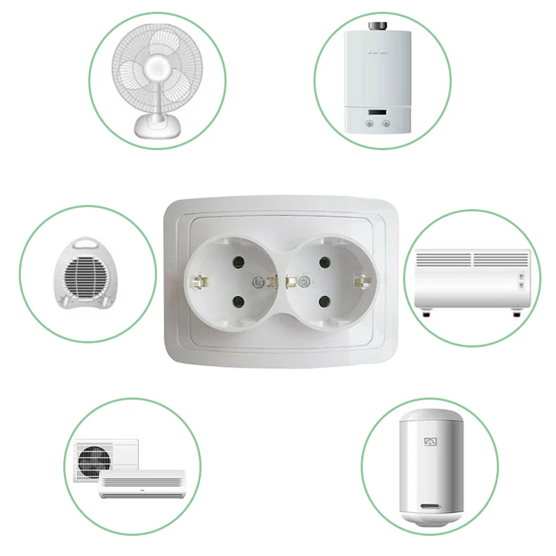 Wall 250V 10A EU Standard Multi Way Power Socket Plug Grounded Electrical Socket Outlet Strip 122 X 82 X 45 Mm Family Hotel
Wall 250V 10A EU Standard Multi Way Power Socket Plug Grounded Electrical Socket Outlet Strip 122 X 82 X 45 Mm Family Hotel
