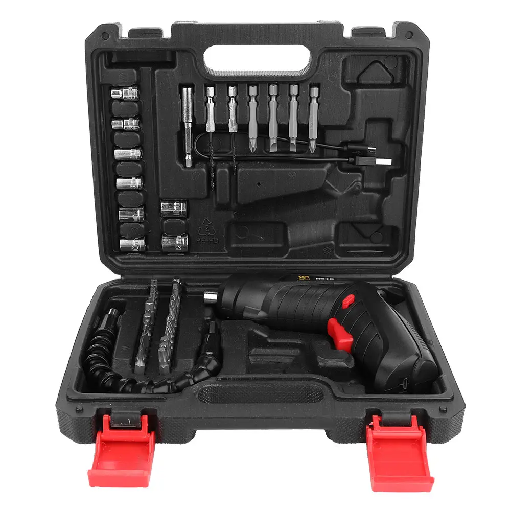 47pcs Electric Drill Screwdriver Sets Mini Wireless Cordless Power Driver LED Portable polishing machine Power Tools accessories
47pcs Electric Drill Screwdriver Sets Mini Wireless Cordless Power Driver LED Portable polishing machine Power Tools accessories