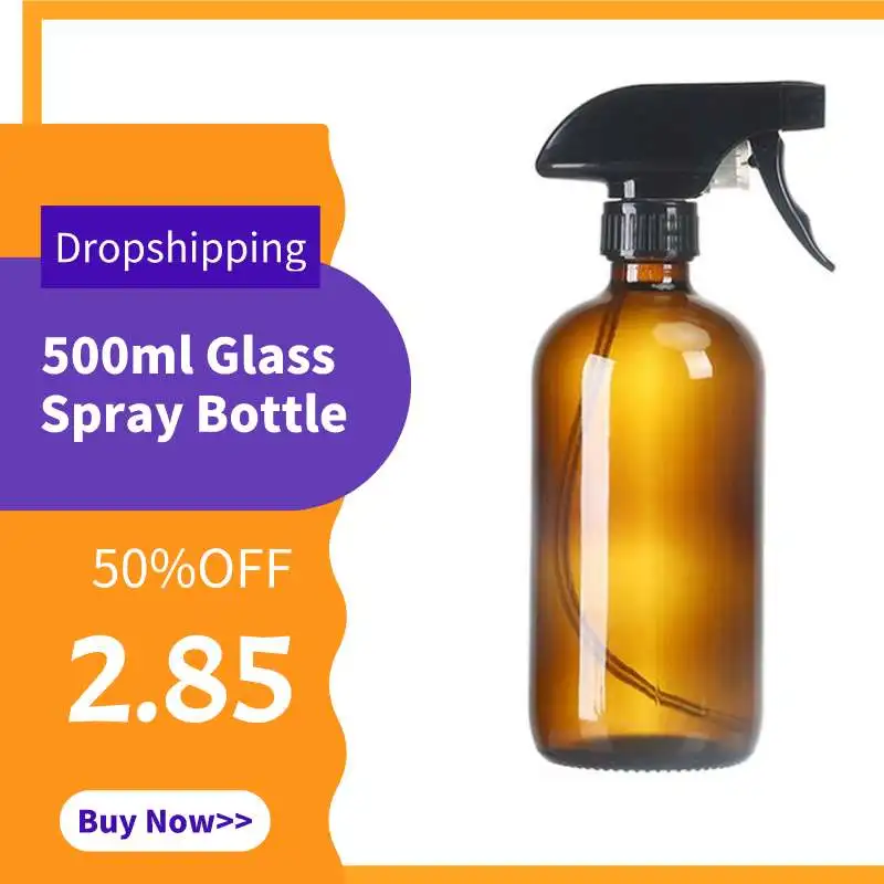 500ml Refillable Press Pump Glass Spray Bottle Oils Liquid Container Perfume Atomizer Travel
500ml Refillable Press Pump Glass Spray Bottle Oils Liquid Container Perfume Atomizer Travel