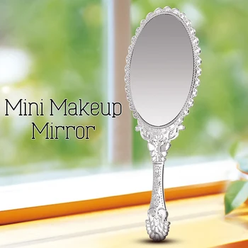 Silver Vintage Handle Mirror Ladies Floral Repousse Oval Round Makeup Hand Hold Mirror Princess Lady Makeup Beauty Dresser Gift
Silver Vintage Handle Mirror Ladies Floral Repousse Oval Round Makeup Hand Hold Mirror Princess Lady Makeup Beauty Dresser Gift