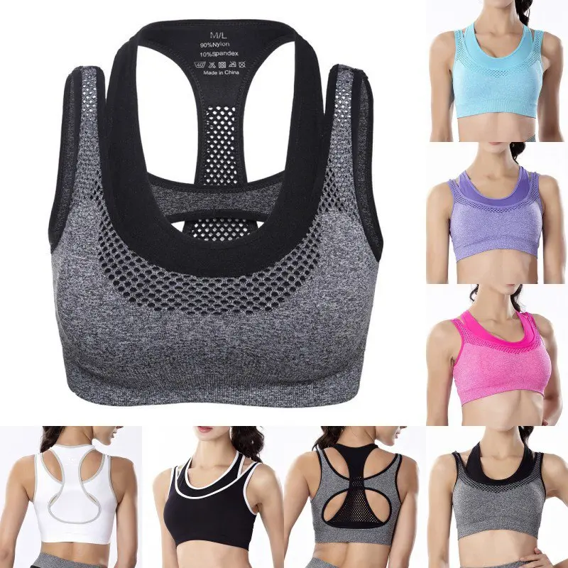 Female Models Shockproof Sports Bra Without Steel Ring Breathable And Quick-Drying Running Fitness Vest Yoga Bra
Female Models Shockproof Sports Bra Without Steel Ring Breathable And Quick-Drying Running Fitness Vest Yoga Bra