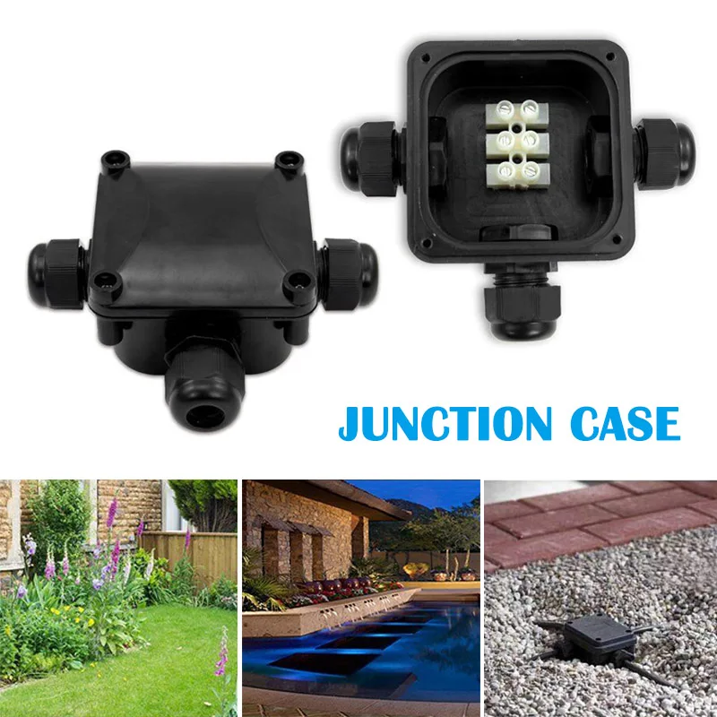 Multifunction Junction Box IP68 Waterproof with 3 Cable Connections 230V DC112
Multifunction Junction Box IP68 Waterproof with 3 Cable Connections 230V DC112