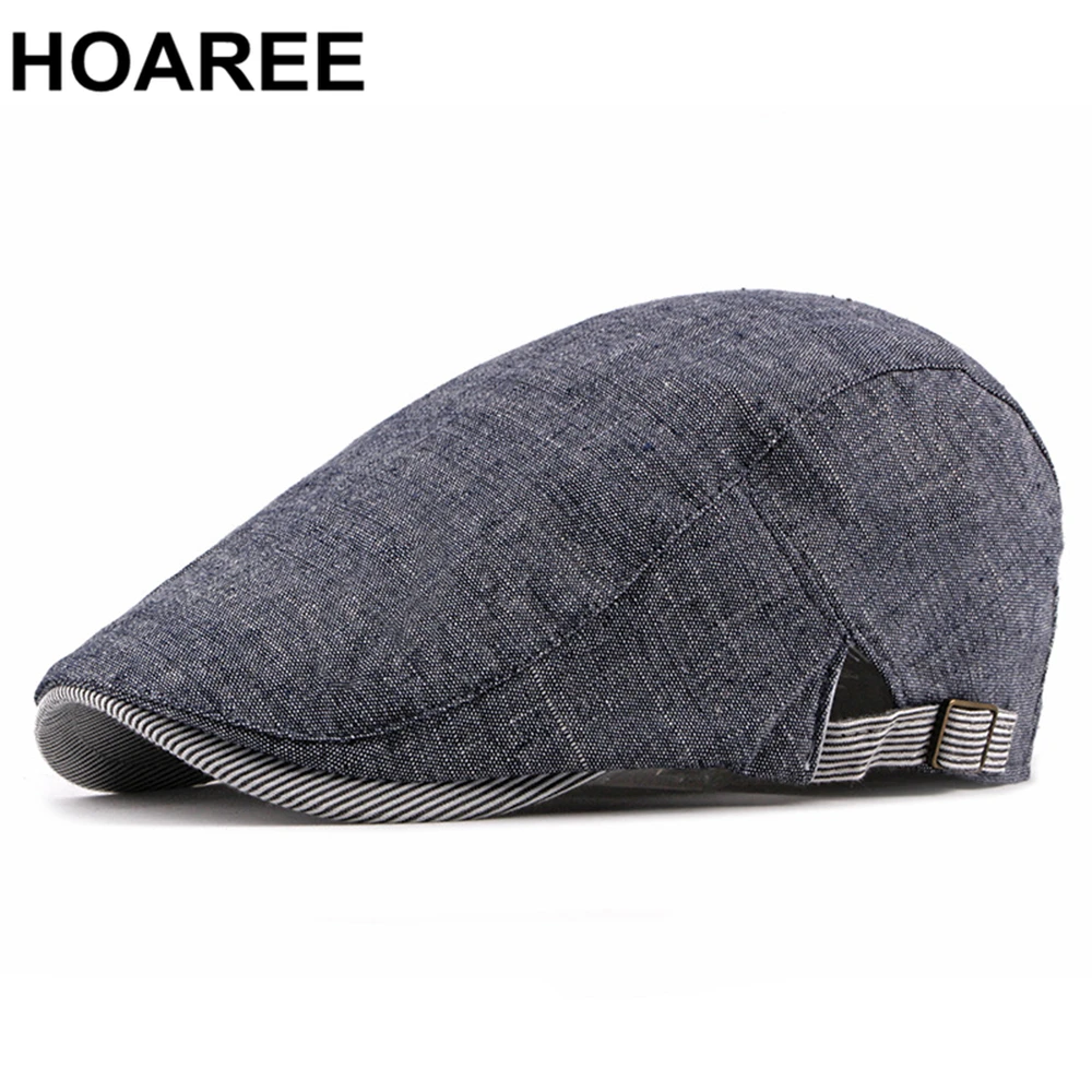 HOAREE Gray Cotton Linen Flat Cap for Men Spring Summer Beret Man British Style Vintage Casual Ivy Irish Cap Adjustable 55-60cm
HOAREE Gray Cotton Linen Flat Cap for Men Spring Summer Beret Man British Style Vintage Casual Ivy Irish Cap Adjustable 55-60cm