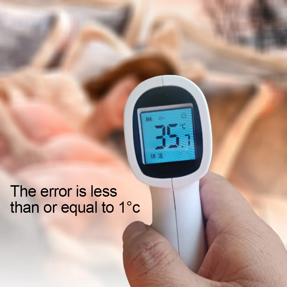 Infrared Forehead Thermometer Non Contact Kids Adult Digital Temperature Meter
Infrared Forehead Thermometer Non Contact Kids Adult Digital Temperature Meter