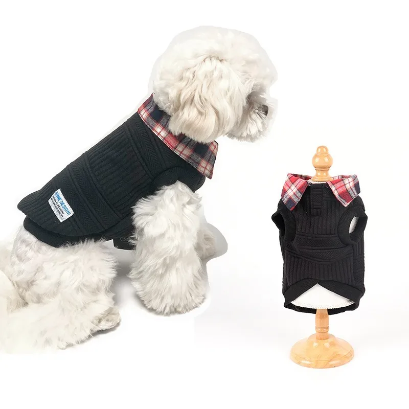 2020 Pet Clothing Plush Autumn Winter Thickening Knitted Vest V-neck Vest Dog Halloween Costume Dog Winter Jacket Accessories
2020 Pet Clothing Plush Autumn Winter Thickening Knitted Vest V-neck Vest Dog Halloween Costume Dog Winter Jacket Accessories